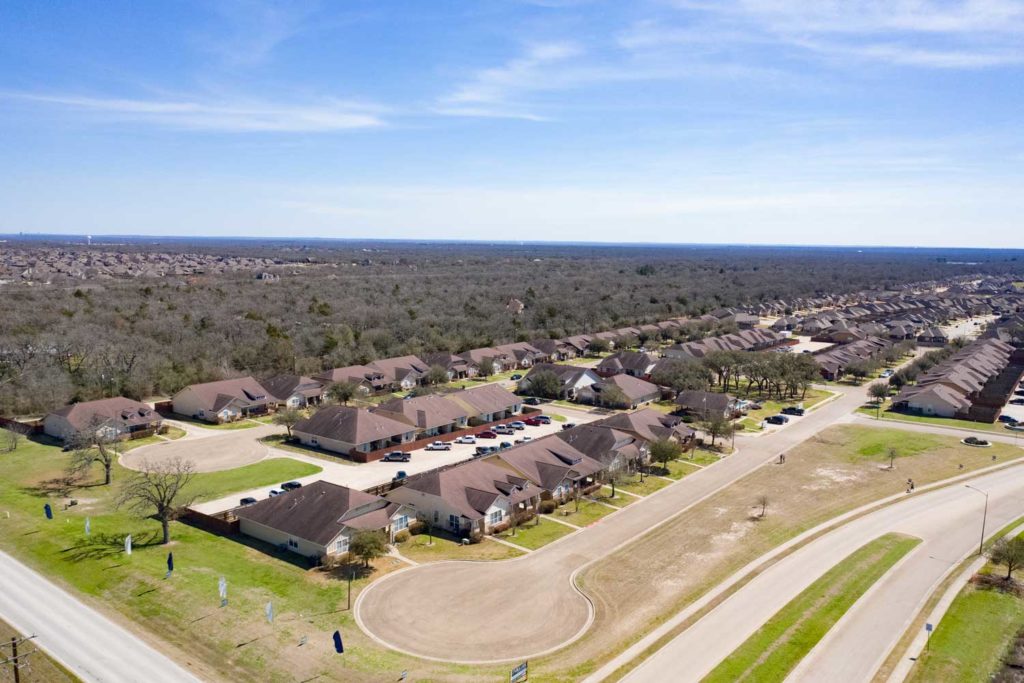 The Village at Creek Meadows; Two and Three Bedroom Pet Friendly Duplex Apartments for rent in College Station, TX near TAMU Texas A&M University